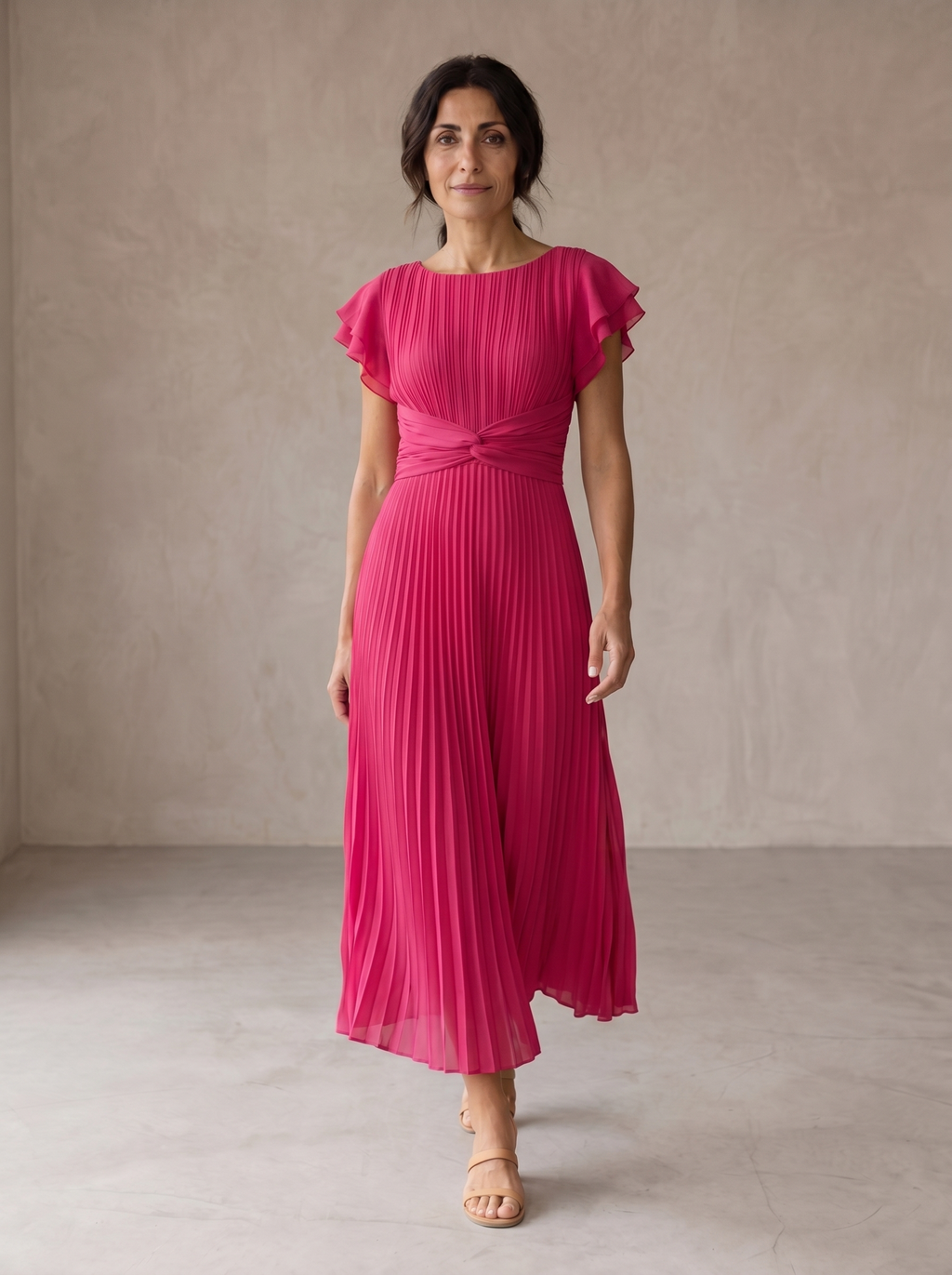 Vestido Plisado Sara